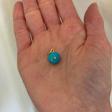 Devon Woodhill - Morning Star Diamond Charm - Turquoise