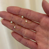 Devon Woodhill - Classic Diamond Chain Earrings in 14k Gold