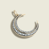Lucy Delius- Antique Finish Crescent Moon Pendant