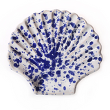 Carolina Irving & Daughters - Small Concha White with Cobalt