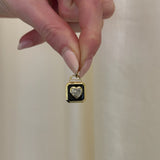 Sorellina - One of a Kind Diamond Heart Nomad Pendant