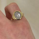 Sorellina - Custom Intaglio Initial Signet Ring
