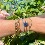 Lucy Delius - Sapphire Pocket Watch Bracelet