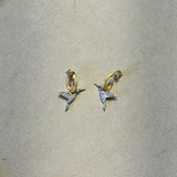 Cathy Waterman - Hummingbird Charm Earrings