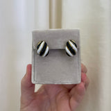 For Future Reference - Enamel 1980's Earrings