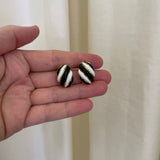 For Future Reference - Enamel 1980's Earrings
