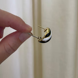 For Future Reference - Enamel 1980's Earrings