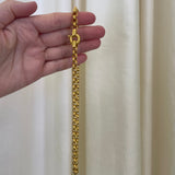 For Future Reference- 14K Yellow Gold Chain Collar Necklace