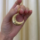 Harwell Godfrey- Mini Textured Moon Pendant