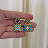 Harwell Godfrey- Granny Square Thelma Earrings