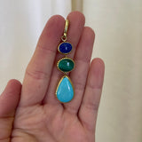 Jenna Blake - Totem Charm- Lapis, Malachite, Turquoise