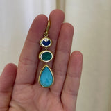 Jenna Blake - Totem Charm- Lapis, Malachite, Turquoise