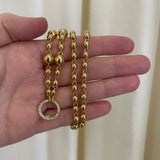 Jenna Blake - Ball Charm Chain with Diamond Clasp