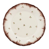 Carolina Irving & Daughters Lily Brown Dessert Plate