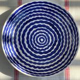 Carolina Irving & Daughters - Cobalt Blue Squiggle Serving Bowl