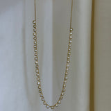 Octavia Elizabeth - Demi Nesting Gem Tennis Necklace - Diamond