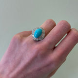 For Future Reference - Turquoise Ring with Diamonds