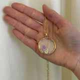Loquet - Jupiter Gold Locket 18k & Figaro Necklace Chain 22" 18k