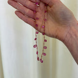 Ivarene- Drops and Beads Primrose Sapphire Necklace