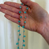 Ivarene- Beetle Drops and Beads Amazonite Necklace