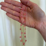 Ivarene- Cheremoya Drops and Beads Rhodochrosite Necklace