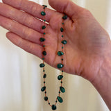 Ivarene- Drops and Beads Savannah Malachite Necklace