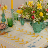 Carolina Irving: Yellow Vine Tablecloth