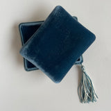 Sophie Bille Brahe- Velvet Lily Jewelry box Bleu
