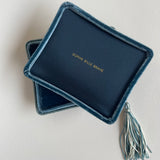 Sophie Bille Brahe- Velvet Lily Jewelry box Bleu