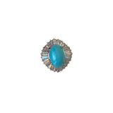 For Future Reference - Turquoise Ring with Diamonds