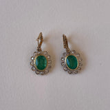 For Future Reference - Emerald and Diamond Earrings
