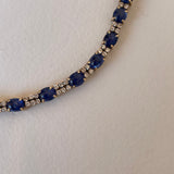 For Future Reference - Sapphire and Diamond Necklace