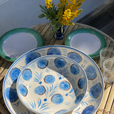 Carolina Irving & Daughters - Blue Flower Serving Bowl - Small