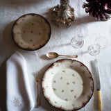 Carolina Irving & Daughters Lily Blue Dessert Plate