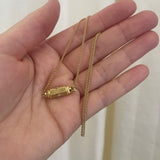 Micro Coco Necklace- 18k Yellow Gold 37cm / 14.5"