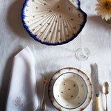 Carolina Irving & Daughters Lily Brown Dessert Plate