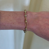Lucy Delius - Baby Diamond Ball Breaker Bracelet (Antique Finish)