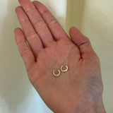 Lucy Delius - Tiny Diamond Huggies - Modern Finish