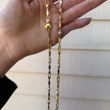 HOWL - Addai Link Pearl Necklace Asymmetric