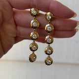 HOWL - OBO Diamond Drop Earrings - One of a Kind