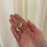 Marlo Laz - Southwest Moon Earrings Small