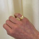 Marlo Laz - Heart Pinky Ring