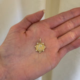 Alphabet Coin Pavé Charm