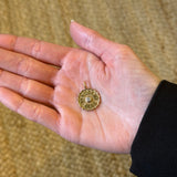 Marlo Laz - MINI RAISED GOLD Ti Voglio Bene Diamond Charm