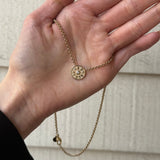 Marlo Laz - EN ROUTE PETITE NECKLACE WHITE DIAMOND