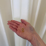 Melissa Kaye - Honey Hoops Small Gold
