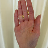 Melissa Kaye - Honey Hoops Small Gold