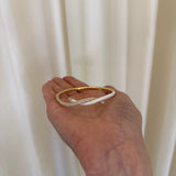 Boochier- White Fruit Hoops Diamond Bangle
