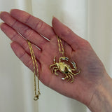 Brent Neale - Large Zodiac Pendant on 18” Chain - Cancer