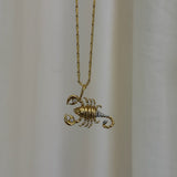 Brent Neale - Medium Zodiac Pendant with 18” Chain - Scorpio